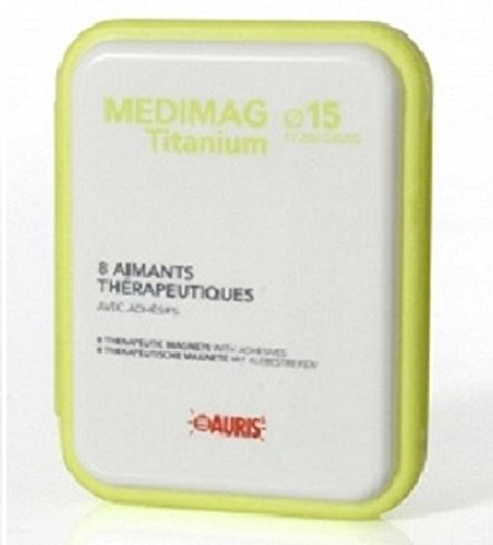 Box Magneten Schmerzen zu lindern - Auris Medimag Titanium Durchmesser 15 mm