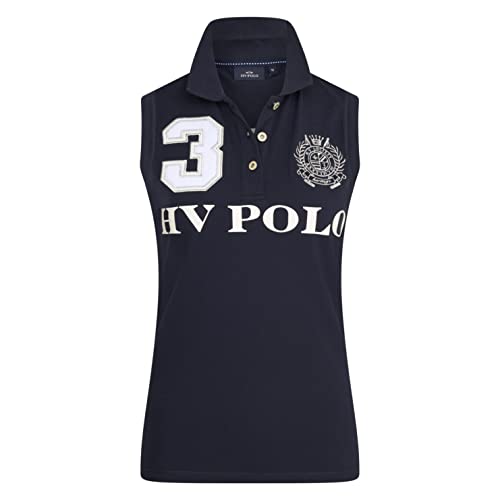 HV Polo Damen Poloshirt ärmellos Favouritas Navy M