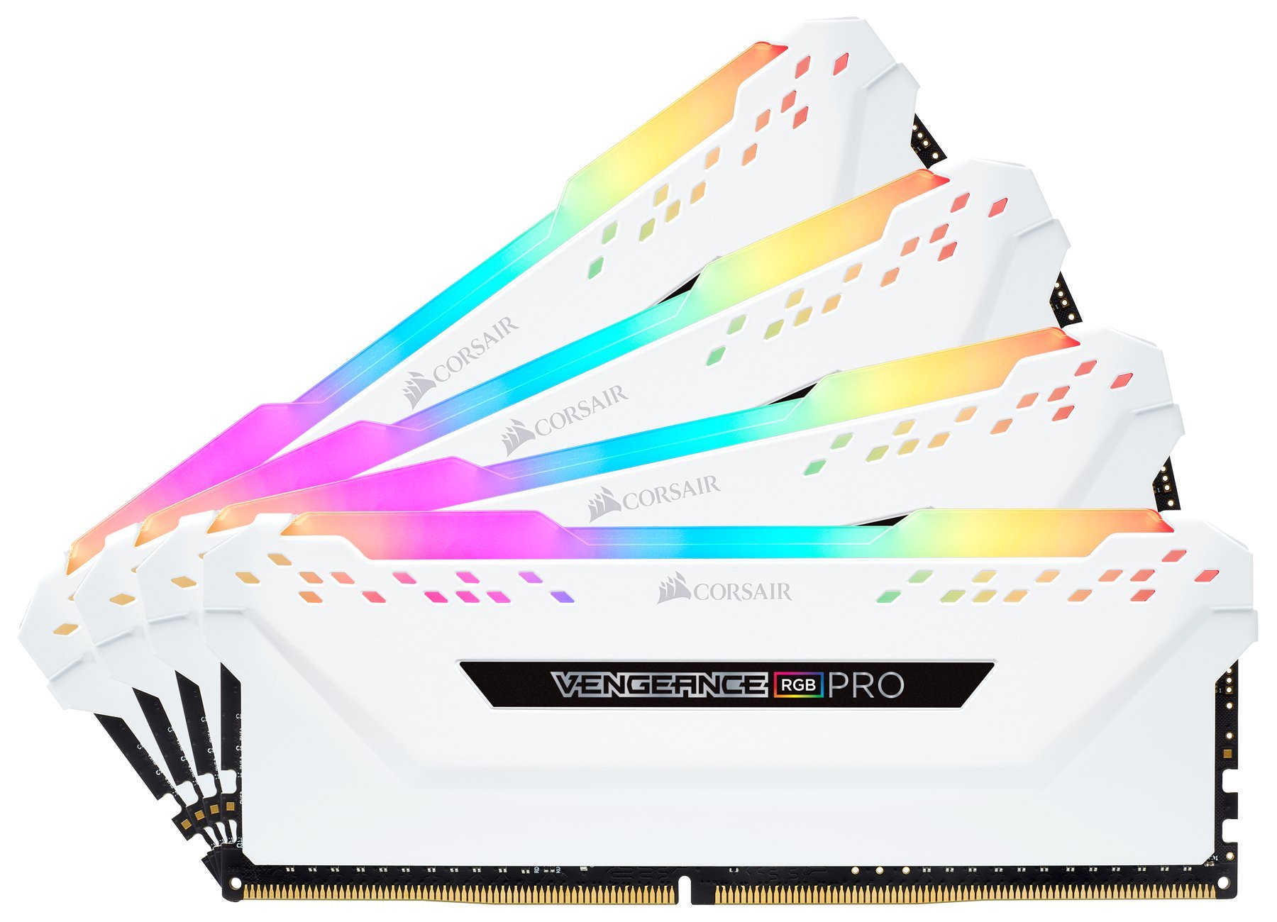 Corsair Vengeance RGB PRO 32GB (4x8GB) DDR4 3600MHz C18 XMP 2.0 Enthusiast RGB LED-Beleuchtung Speicherkit - weiß