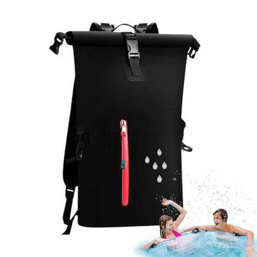 WOBBLO Wasserdichter Rucksack für Rafting,wasserdichte Rafting-Tasche | Wasserdichter Rolltop-Rucksack aus PVC,Leichter Dry Sack Multifunktions-Outdoor-Rucksack