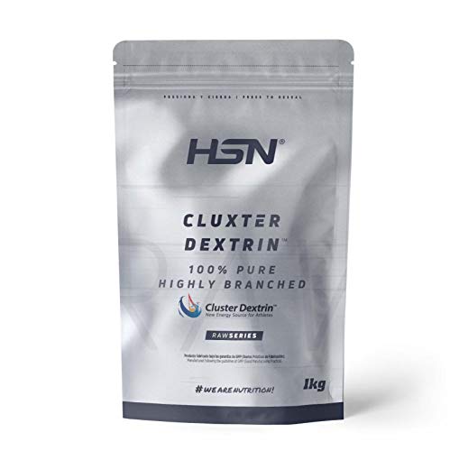 HSN-Dextrin-Cluster (Cyclodextrine) | Kohlenhydrat-Shake für überlegene Leistung und optimale Erholung, zuckerfrei | Vegan, glutenfrei, laktosefrei, geschmacksneutral, 1000 g