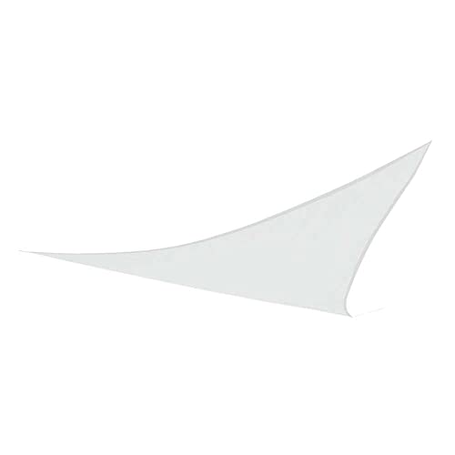 AKTIVE Dreieckige Sonnensegel für Garten, Polyester, 5 x 5 x 5 m, weiß (COLORBABY 53908)