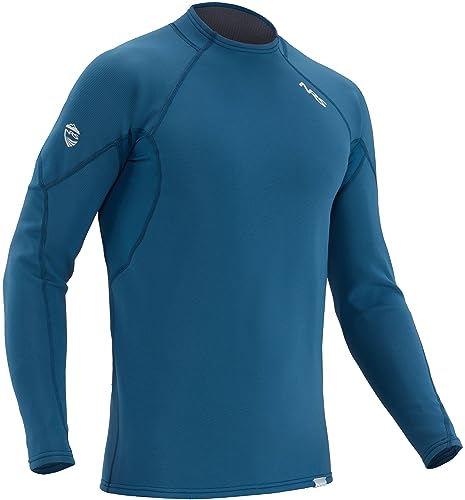 NRS Herren HydroSkin 0.5 Neopren Langarm Shirt - für Kajak, Kanu, Rafting, Paddling, Poseidon, XXL