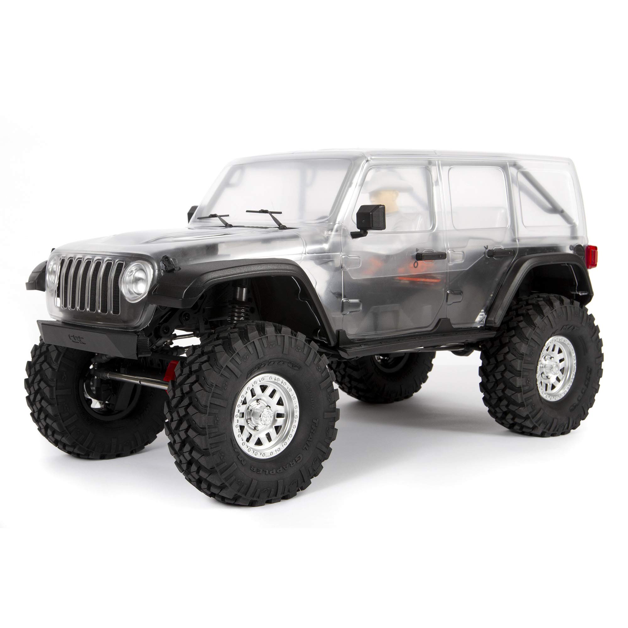 Axial AXI03007B Jeep Wrangler Kit, Grey/Silver