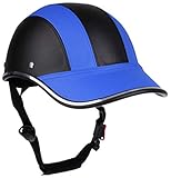 Unisex Moto Helmets Baseball Kappe Brain-Cap Halbschale Jet-Helm Motorrad-Helm Roller-Helm Retro Cruiser Chopper Bike Mofa Scooter Schutzhelm ECE-Zulassung, D,54-62cm