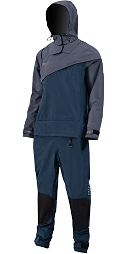 Prolimit Nordic Hooded Trockenanzug Herren, Farbe:Steel Blue/Indigo, Größe:XXL