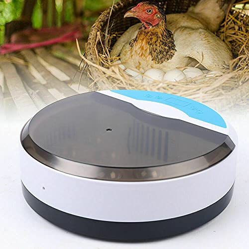 Brutmaschine LED Vollautomatisch Eier-Inkubator 9 Eier Digital Mini-Automatik-Inkubator mit Automatische Temperaturkontrolle für Chicken Duck Bird Eierbrutmaschine