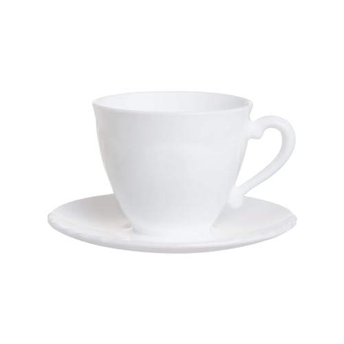 Dajar Kaffee-Set CADIX 6 TLG, Glas, Weiß, 41,5 x 15,3 x 9,1 cm, 12-Einheiten