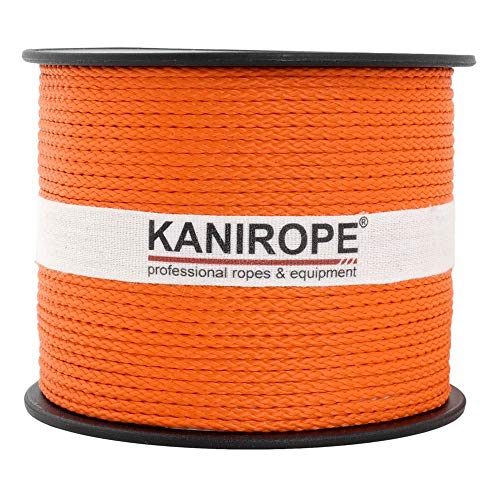 Kanirope® PP Seil Polypropylenseil MULTIBRAID 2mm 100m geflochten Farbe Orange (0131)