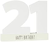 Celebrate In Style Signaturschild zum 21. Geburtstag, mit Zahlen zum Unterschreiben, personalisiertes Geschenk, Holz