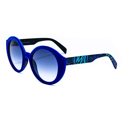 Italia Independent Damen 0905V-022-ZEB Sonnenbrille, Blau (Azul), 53.0