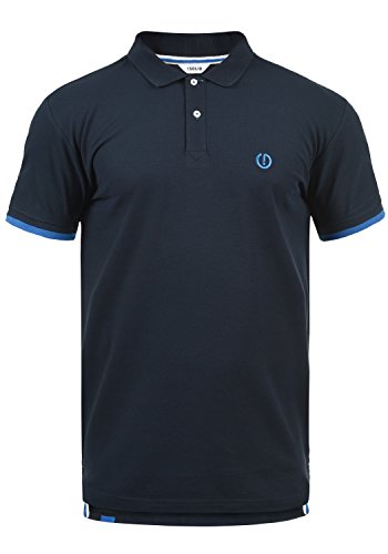 !Solid BenjaminPolo Herren Poloshirt Polohemd T-Shirt Shirt Mit Polokragen, Größe:M, Farbe:Faded Blue Melange (N1542)
