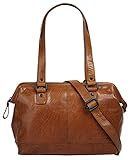 Spikes & Sparrow Handtasche Echt Leder cognac Damen - 020945