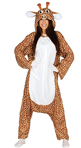 Guirca - Kostüm Erwachsene Schlafanzug Giraffe, Gr. 38 - 40 (84966.0)