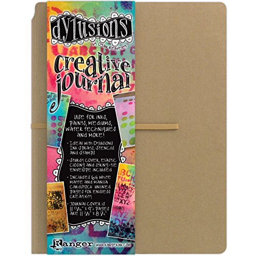 Ranger Dylusions Creative Journal, Paper, braun, 30 x 22.9 x 2.5 cm