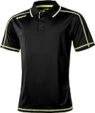 ALBATROS Clima Poloshirt schwarz-gelb Gr. 3XL