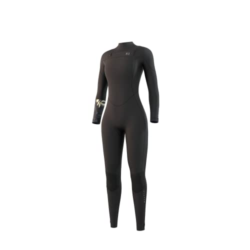 Mystic Watersports - Surf Kitesurf & Windsurfing Damen Dazzled 5/3mm Front Zip Frontreißverschluss - Schwarz - Easy Stretch