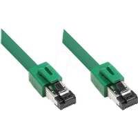Good Connections PREMIUM Cat. 8.1 Patchkabel - 7,5 m - RNS Rastnasenschutz -S/FTP- 40GB/2000MHz - KUPFER-Leiter CU - Halogenfrei LSZH - Netzwerk-LAN-Kabel kompatibel zu CAT. 7 / 6A / 6 / 5e - GRÜN