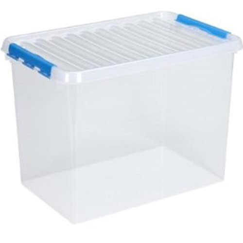 Sunware 6X Q-Line Box - 62 Liter - 600 x 400 x 340mm - transparent/blau