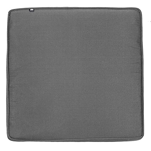 KOPU® Lounge Kissen 60x60 cm Prisma Mouse Grey | Grau Lounge Sitzkissen 60 x 60 cm | 9 cm dick | Polster für Gartenmöbel | Wasserabweisend | Robuster Schaumstoff für zusätzlichen Komfort