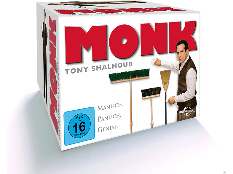 Monk - Staffel 1-8 (Komplette Serie) DVD