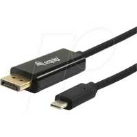 Equip Adapterkabel USB-C St -> DP St 1.8m schwarz Polybeutel