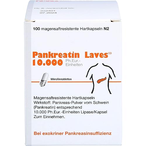 PANKREATIN Laves 10.000 Ph.Eur.-Einh.msr.Hartkaps. 100 St