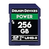 Delkin Power SDXC UHS-II (V90) Speicherkarte (DDSDG2000256), 256 GB