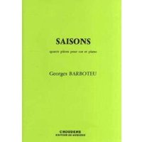 Georges Barboteu-Saisons pour Cor En Ut et En Fa-BOOK