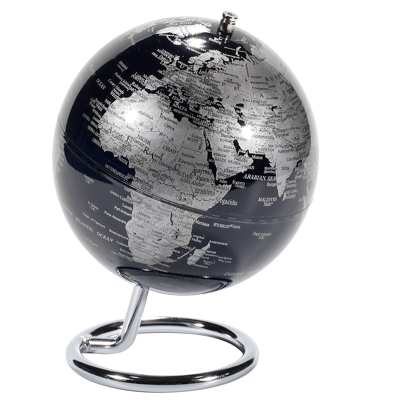 emform Mini-Globus, Galilei Kopernikus, Metall & Kunststoff, 130 x 170 mm