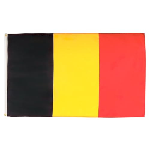 AZ FLAG Flagge Belgien 250x150cm - BELGISCHE Fahne 150 x 250 cm - flaggen Top Qualität