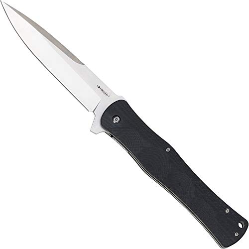 Haller Unisex - Erwachsene XXL Taschenmesser G10 Messer, schwarz, one Size