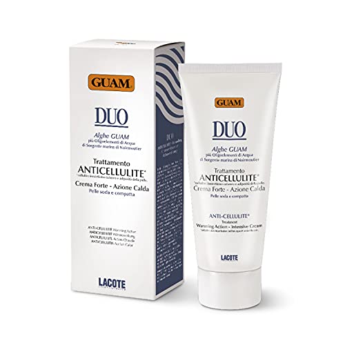 Guam, Anticellulite Körper Duo Behandlung, Starke Wärmewirkungs Creme gegen Cellulite und Hautunreinheiten, Made in Italy, 200 ml Packung