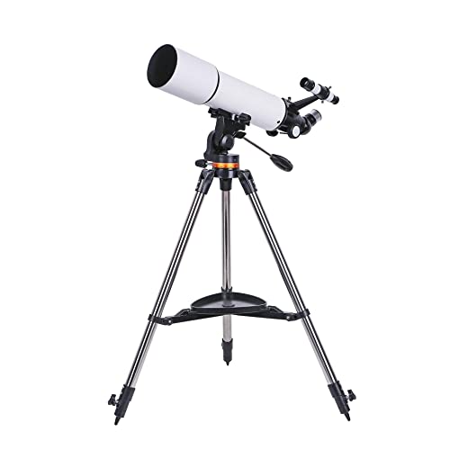 Teleskop, astronomisches Brechungsteleskop für Kinderanfänger, Astronomie-Refraktor mit höhenverstellbarem Stativ, Reiseteleskop mit Tragetasche