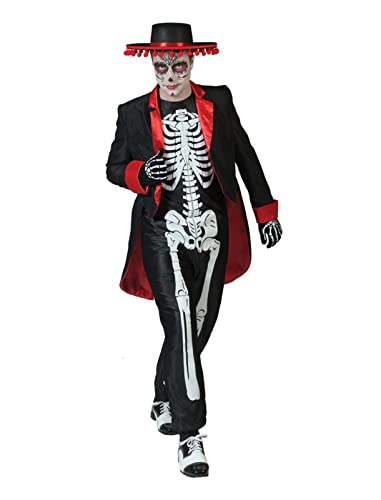 Generique - Dìa de los Muertos Halloween Kostüm für Herren L