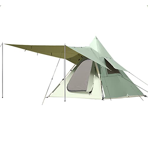 Outdoor-Tipi-Zelt, tragbares Zelt, wasserabweisend, UV-Schutz, Sonnenschutz, Campingzelt mit Tragetasche für Camping, Wandern, Klettern, Reisen