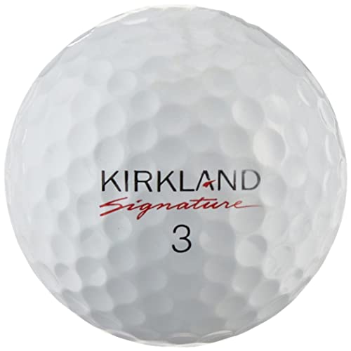 Kirkland Signature Golfball-Mix – 24 in Mintqualität gebrauchte Kirkland Golfbälle (AAAA Signature KSIG 3-teilige 4-teilige Golfbälle), weiß, Einheitsgröße (24BLBX-Kirkland-2)