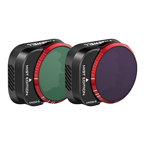 Freewell Variable ND (Mist Edition) 2-5 Stop, 6-9 Stop 2 Pack VND Filter kompatibel mit Mini 3 Pro