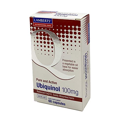 Lamberts Healthcare Ltd. Ubiquinol 100mg (red. Coenzym Q10) 60 Softgels