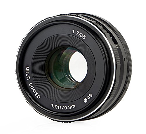 Meike Objektiv 35mm F1.7 für Canon EOS M, multicoated