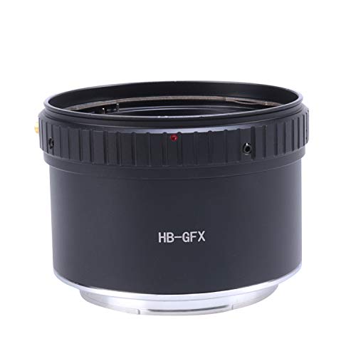 Hersmay HB auf GFX Objektivadapter kompatibel mit Hasselblad HB V CF Mount Objektiv auf Fuji G-Mount Passend für Fujifilm GFX 50S, GFX 50R, GFX 100, GFX 100S und VG-GFX1 spiegelloses Kameragehäuse