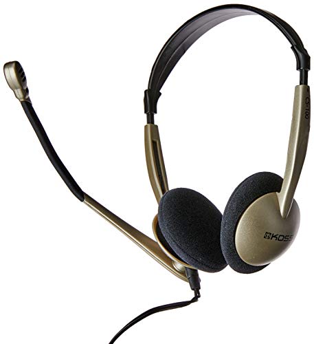 Koss 159617/183533 CS100 On-Ear-Kommunikations-Headset, Silber