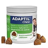 Adaptil Chews | 30 Stück | Ergänzungsfuttermittel für Hunde | Kann dabei helfen Stress in ungewohnten Situationen zu verringern | Kausnack für Hunde mit natürlichen Inhaltsstoffen