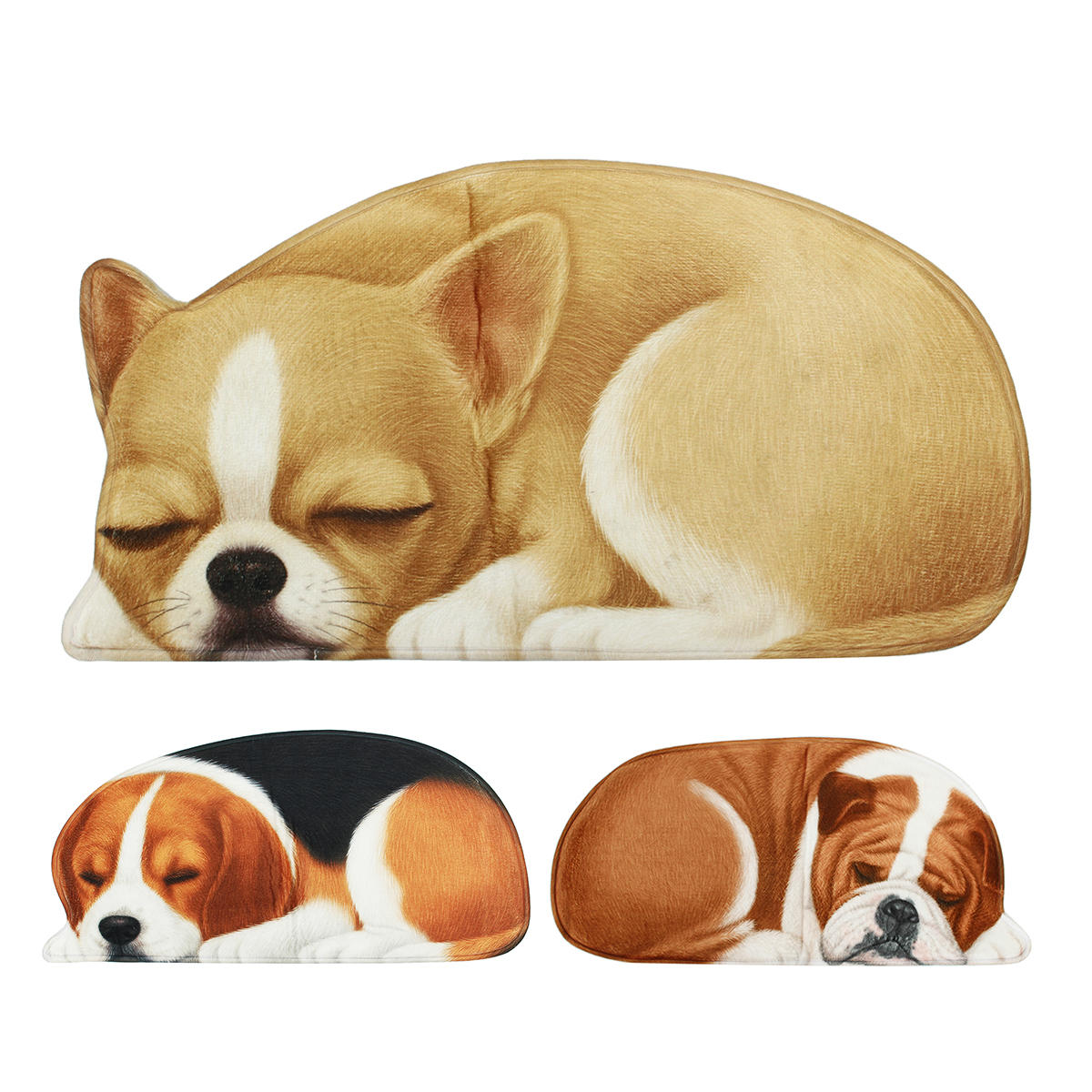 3D-Fußmatte mit niedlichem Hundemuster, Innendruck, Fußmatte, Suedel-Bodenteppiche