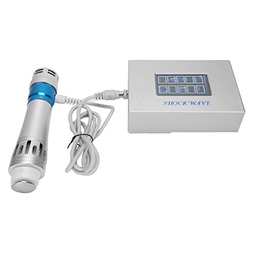 ED Shockwave Therapy Machine, professionelles elektromagnetisches extrakorporales Stoßwellengerät Deep Tissue Percussion Body Relax Muskelschmerzlinderungsmassagegerät, mit 6 Massageköpfen(ich)