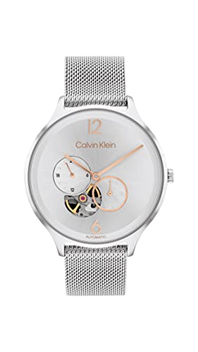 Calvin Klein Women's Analog Quartz Watch with Stainless Steel Strap 25200121