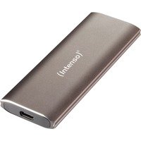 Intenso Externe SSD Professional, 250GB, Portable Solid State Drive, USB 3.1, Braun-Metallic, Aluminium