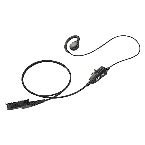 Maxtop aeh3000-ax Drehgelenk Ohrbügel Weichem Gummi PTT Mikrofon für Motorola, 1 Piece