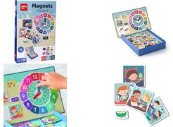 agipa Magnetspiel The Hours, mit Magnethalter 96 Magnets, Maße Magnethalter: (L)280 x (H)180 mm, - 1 Stück (18573)