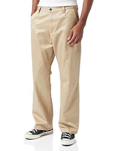 Dr. Denim Herren Omar Crease Pants Hose, Hellkhaki, 30 W/34 L